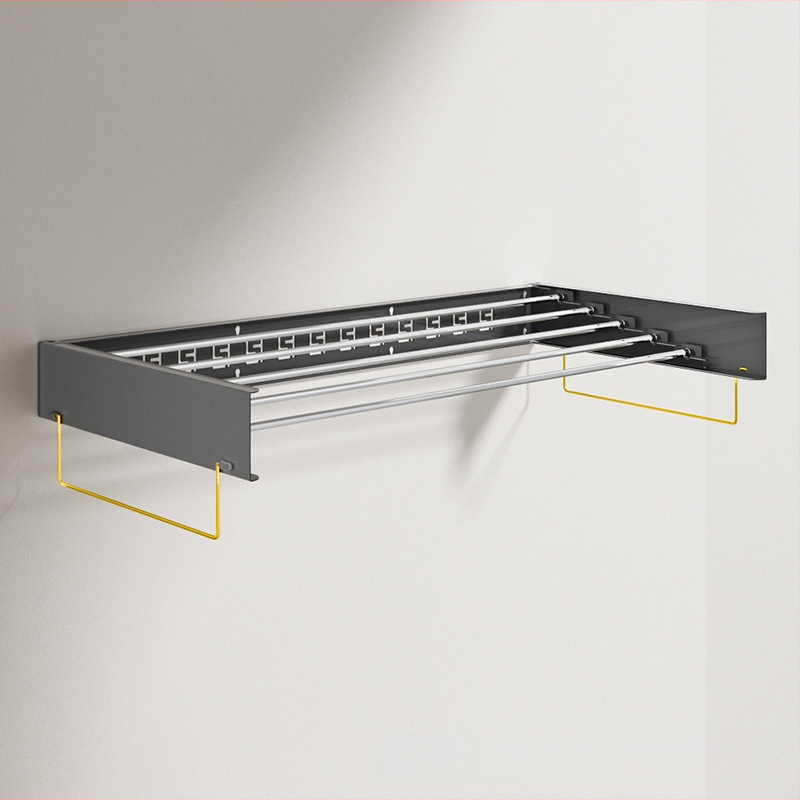 Piiriülene eksklusiivne peidetud riidepuu vannitoa käterätikuivati multifunktsionaalne kokkupandav riidepuu vannitoa ripatskuivatamine