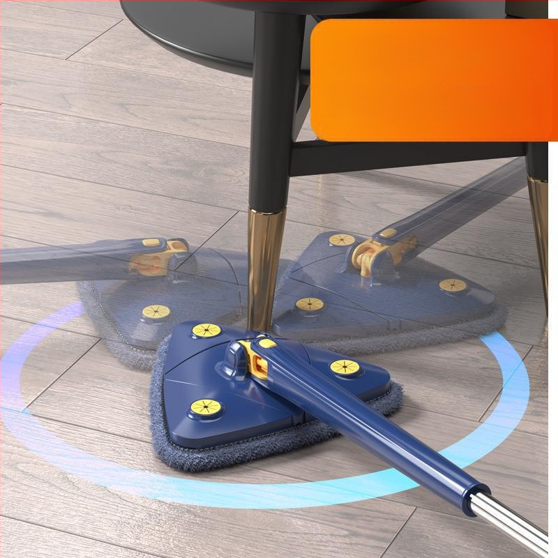 Tinginio rankomis plaunama trikampė šluostė, 360 laipsnių kampu besisukanti, automatinė vandens sukimo sistema, daugiafunkcis lubų stiklo valymo artefaktas