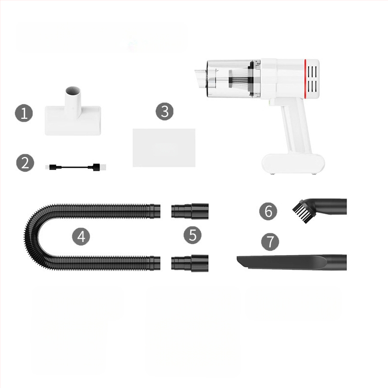 Belaidis dulkių siurblys automobiliui, namams, dvigubos paskirties, daugiafunkcis, rankinis įkrovimas, bešepetis, nešiojamas, automobilinis dulkių siurblys, naminių gyvūnėlių, kačių plaukų slinkimo funkcija