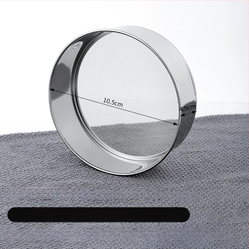 Naujas itin smulkus rankinis pusiau automatinis sijotuvas miltams, buitinis filtro sietelis, kepimo įrankio miltelių nuotėkio sietelis