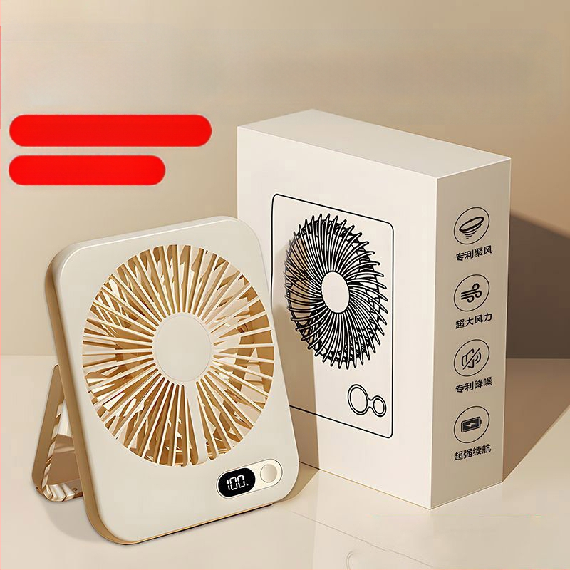 Csendes asztali ventilátor osztályterembe, irodai hálószoba hűtés, asztali kis ventilátor kültéri USB töltés
