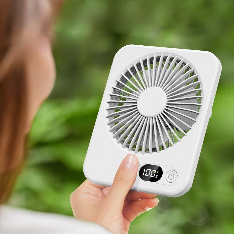 Csendes asztali ventilátor osztályterembe, irodai hálószoba hűtés, asztali kis ventilátor kültéri USB töltés