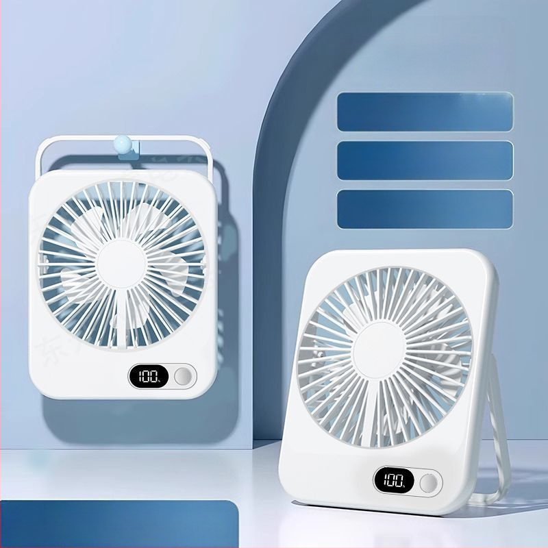 Csendes asztali ventilátor osztályterembe, irodai hálószoba hűtés, asztali kis ventilátor kültéri USB töltés