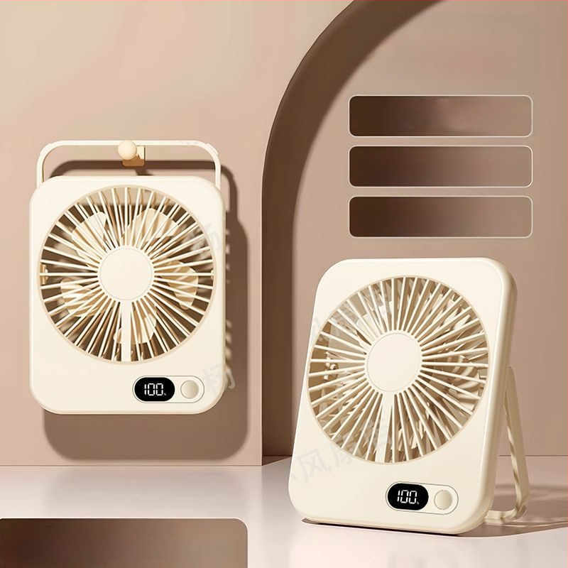 Csendes asztali ventilátor osztályterembe, irodai hálószoba hűtés, asztali kis ventilátor kültéri USB töltés