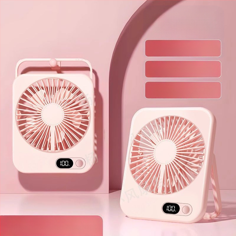 Csendes asztali ventilátor osztályterembe, irodai hálószoba hűtés, asztali kis ventilátor kültéri USB töltés