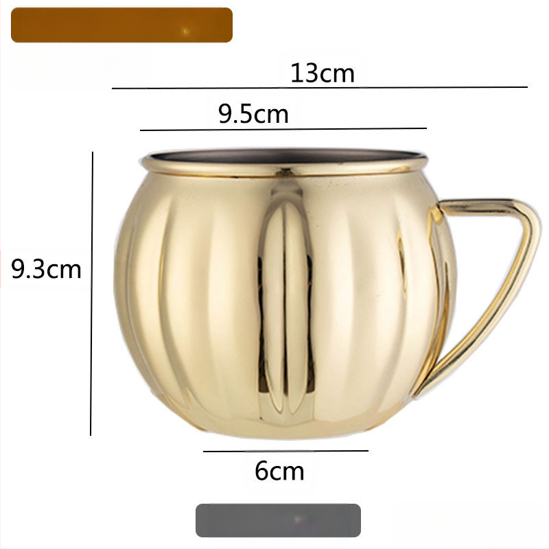 Διασυνοριακή Προμήθεια Κούπας Moscow Mule Κούπα Moscow Mule με Επιχρωμιωμένο Χάλκινο Κύπελλο Hammer Dot Κύπελλο Κοκτέιλ σε Σχήμα Γυμνού