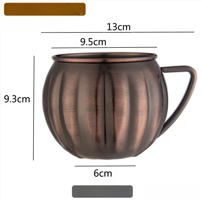 Διασυνοριακή Προμήθεια Κούπας Moscow Mule Κούπα Moscow Mule με Επιχρωμιωμένο Χάλκινο Κύπελλο Hammer Dot Κύπελλο Κοκτέιλ σε Σχήμα Γυμνού