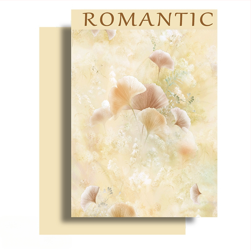 Фестивал Моди, опаковъчна хартия с щампа от цветя, опаковъчна хартия с цветя, подаръчна крафт хартия, ръчно изработена опаковъчна хартия „Направи си сам“