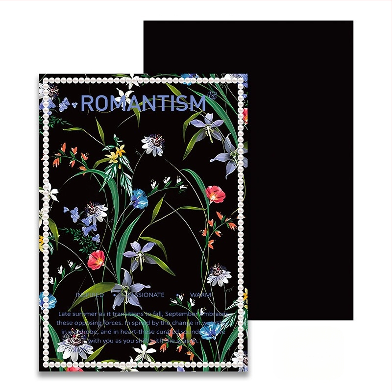 Фестивал Моди, опаковъчна хартия с щампа от цветя, опаковъчна хартия с цветя, подаръчна крафт хартия, ръчно изработена опаковъчна хартия „Направи си сам“