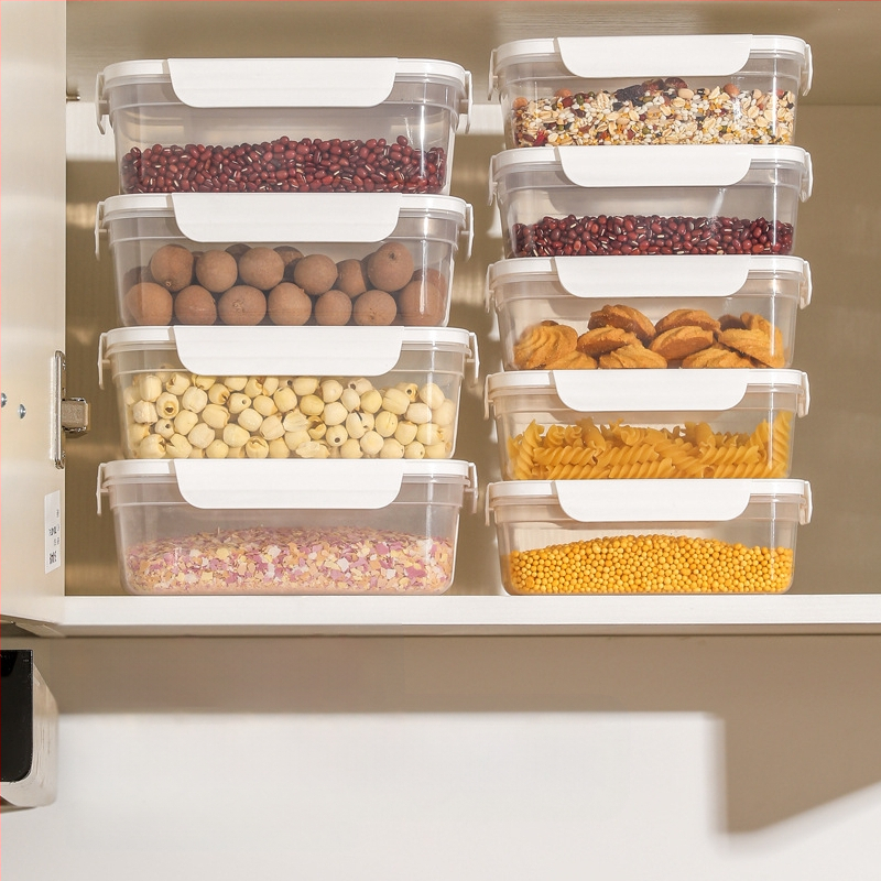 Fcm sertifitseeritud suletud purk toidukvaliteediga plastpurk teraviljade ja köögisnäkkide jää jaoks