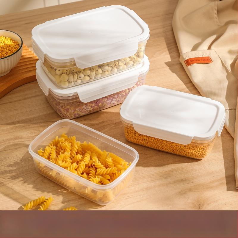 Fcm sertifitseeritud suletud purk toidukvaliteediga plastpurk teraviljade ja köögisnäkkide jää jaoks