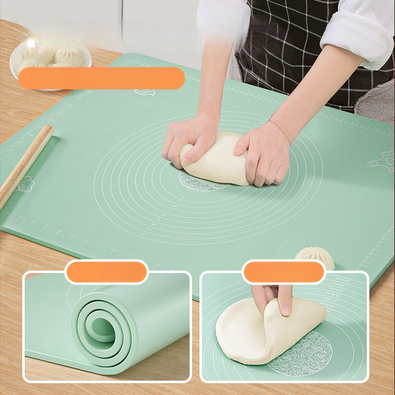 Sõtkumismatt, paksendatud majapidamislaud, rullmatt, silikoonmatt, köögi- ja küpsetusmatt, libisemiskindel küpsetusmatt ja -matt