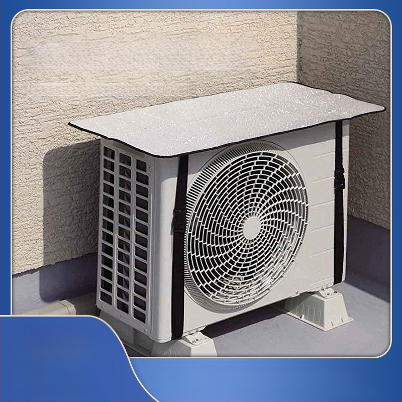 Didmeninė prekyba oro kondicionieriaus išorinio dangčio medžiaga, atspari lietui, oro kondicionieriaus išorinė mašina, apsauga nuo lietaus, apsauga nuo lietaus, aliuminio folija, oro kondicionieriaus dangtis, skėtis nuo saulės, oro kondicionieriaus dangtis