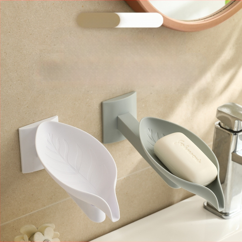 Νέο φύλλο τοίχου για σαπούνι αποστράγγισης, μη διάτρητο μπάνιο, σαπουνοθήκη μπάνιου οικιακής χρήσης, σε απόθεμα