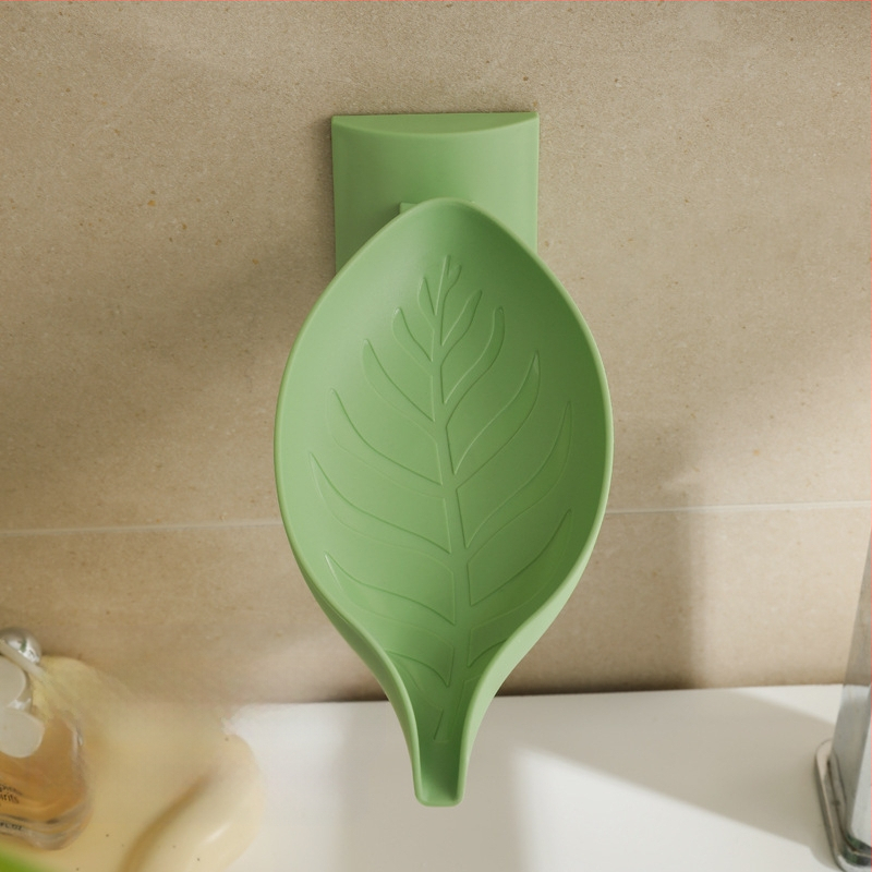 Νέο φύλλο τοίχου για σαπούνι αποστράγγισης, μη διάτρητο μπάνιο, σαπουνοθήκη μπάνιου οικιακής χρήσης, σε απόθεμα