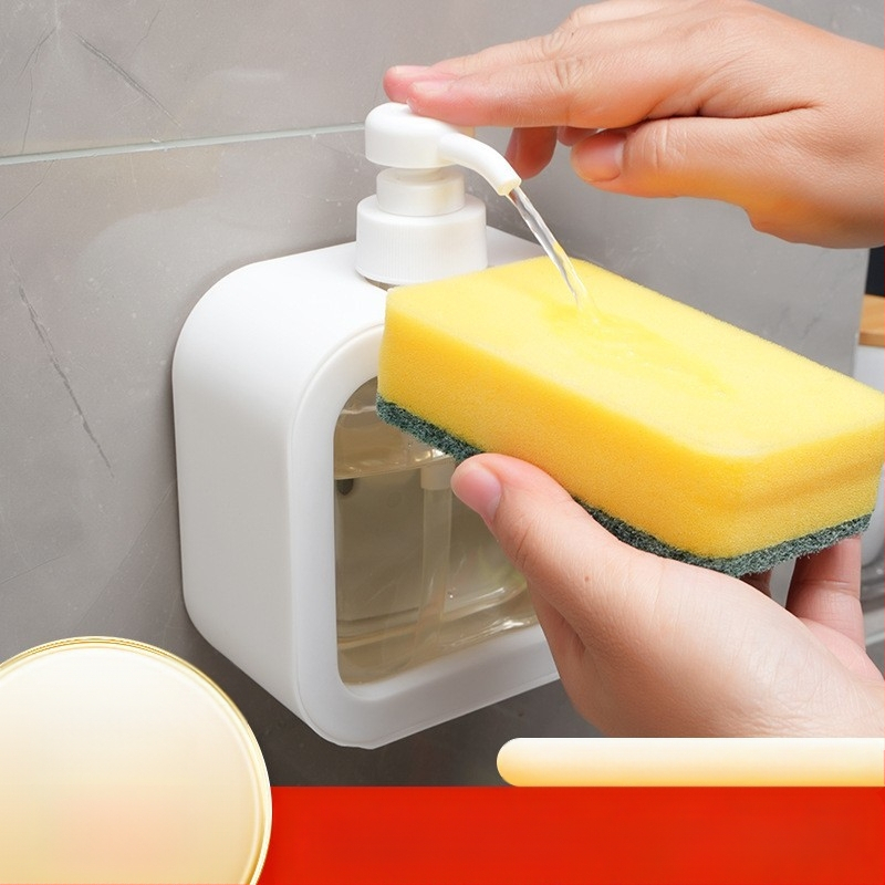 Sieninis spaudžiamas dušo želė skalbinių ploviklio buteliukas kondicionieriaus tuščias butelis didelės talpos nešiojamas plastikinis