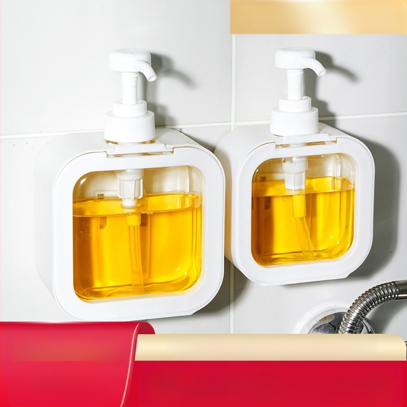 Sieninis spaudžiamas dušo želė skalbinių ploviklio buteliukas kondicionieriaus tuščias butelis didelės talpos nešiojamas plastikinis