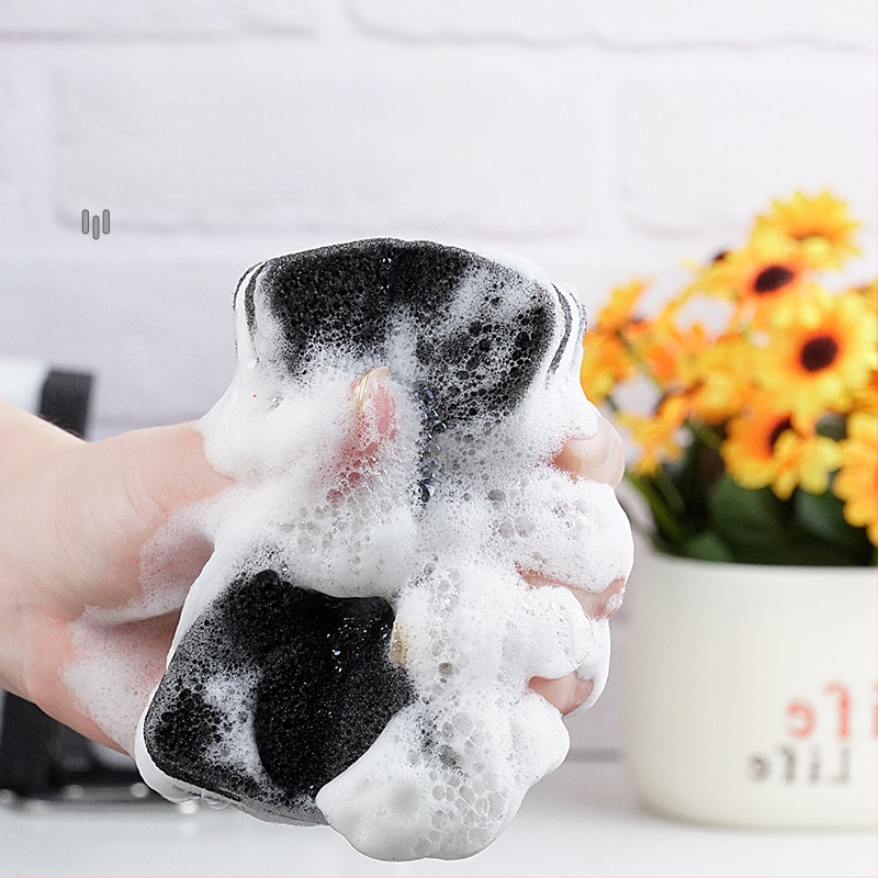 Mustvalge kahepoolne merekäsna puhastuslapp paks pesulapp merekäsna puhastuslapp pesulapp köögipuhastus plekieemaldus võlusalvrätik