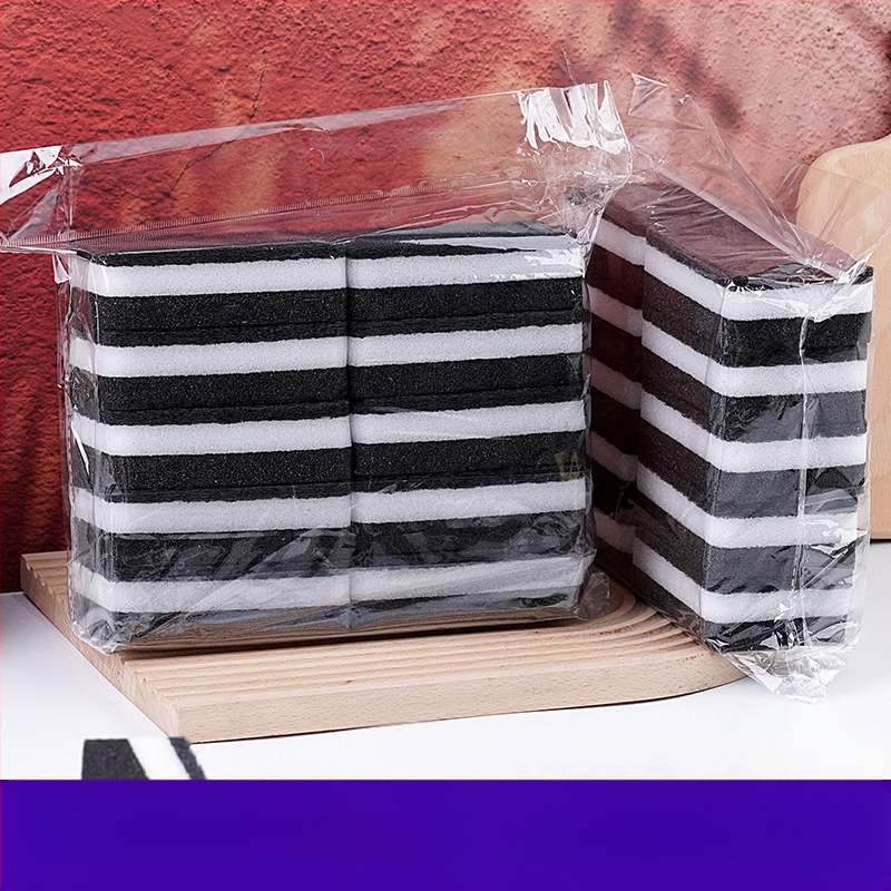 Mustvalge kahepoolne merekäsna puhastuslapp paks pesulapp merekäsna puhastuslapp pesulapp köögipuhastus plekieemaldus võlusalvrätik