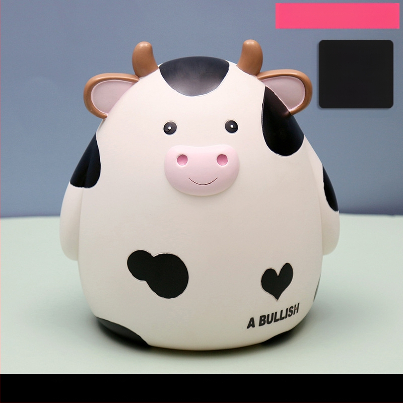 Mielas ir mielas animacinių filmukų blauzdos vaikų taupyklės kūrybinis darbalaukio papuošalas zodiako reklaminė dovana vinilo taupyklė