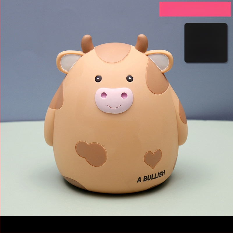 Mielas ir mielas animacinių filmukų blauzdos vaikų taupyklės kūrybinis darbalaukio papuošalas zodiako reklaminė dovana vinilo taupyklė