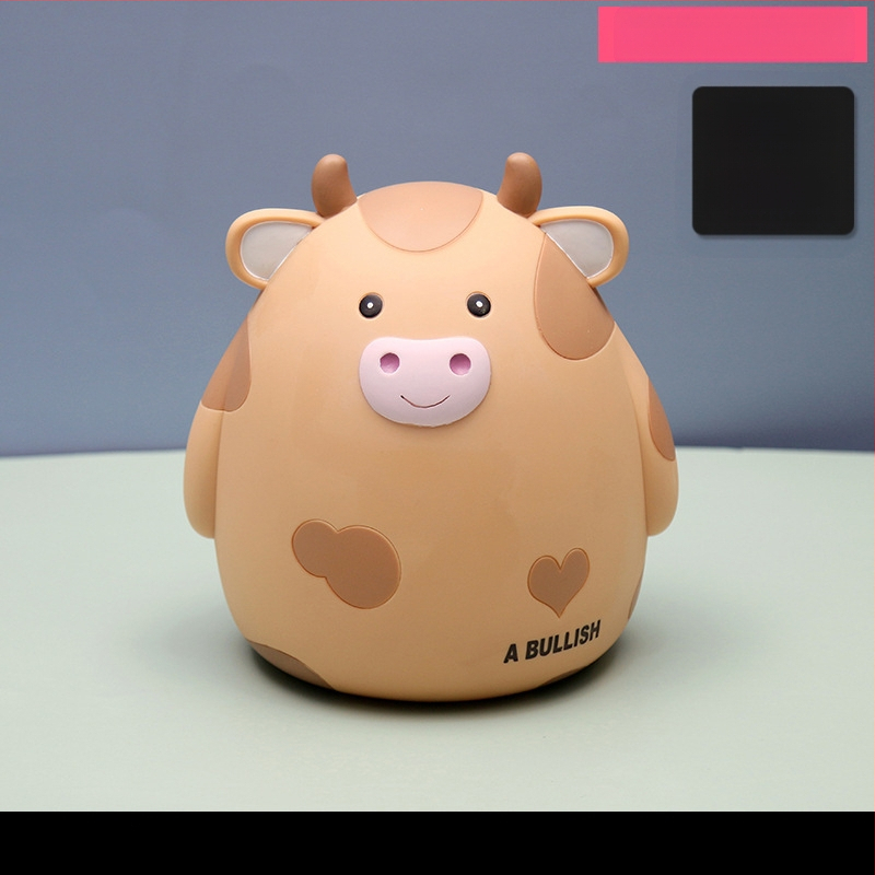 Mielas ir mielas animacinių filmukų blauzdos vaikų taupyklės kūrybinis darbalaukio papuošalas zodiako reklaminė dovana vinilo taupyklė