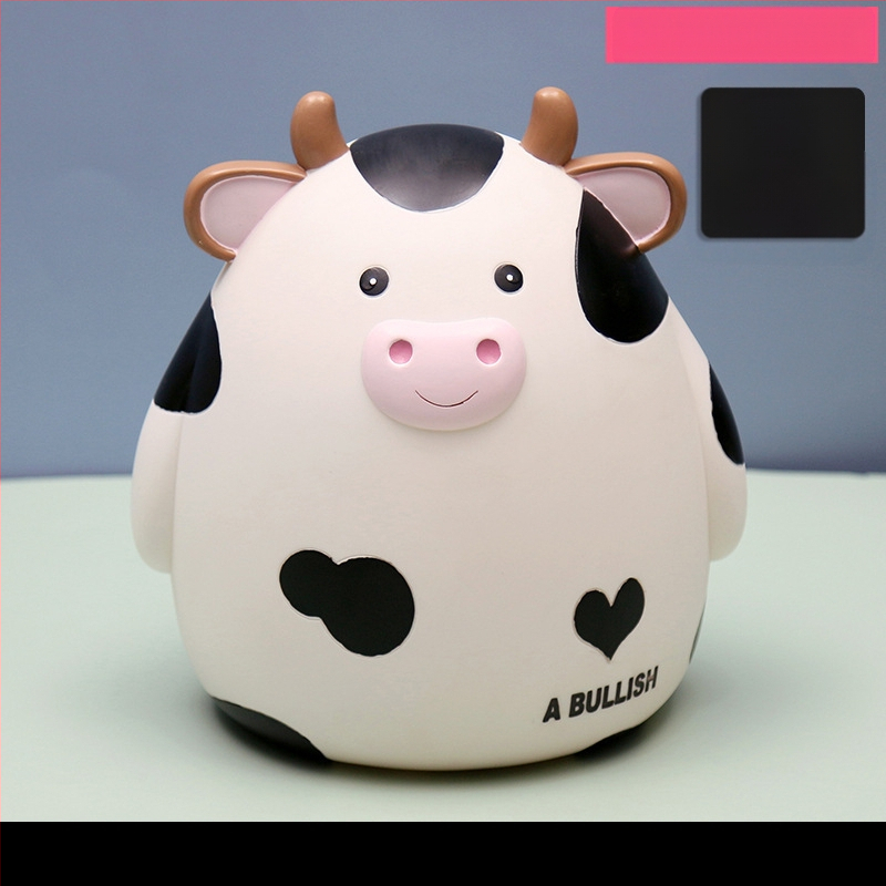 Mielas ir mielas animacinių filmukų blauzdos vaikų taupyklės kūrybinis darbalaukio papuošalas zodiako reklaminė dovana vinilo taupyklė