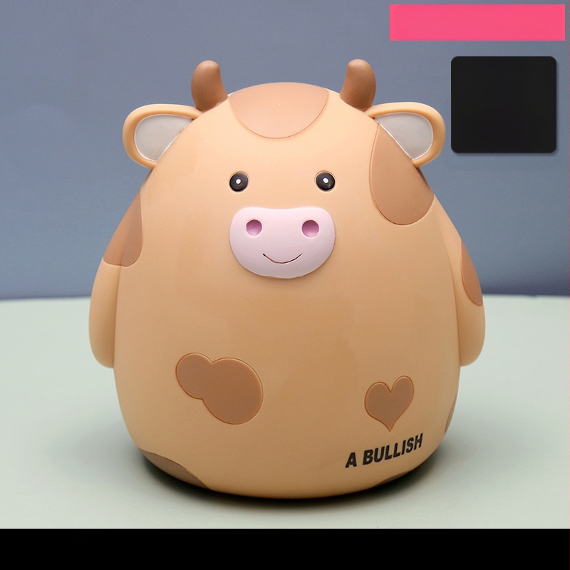 Mielas ir mielas animacinių filmukų blauzdos vaikų taupyklės kūrybinis darbalaukio papuošalas zodiako reklaminė dovana vinilo taupyklė