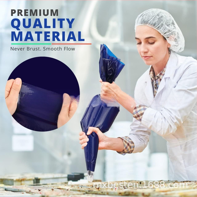 Amazoni 50-osaline sinine rullkott 25*52cm ühekordne torustiku kott paksendatud kreemikott