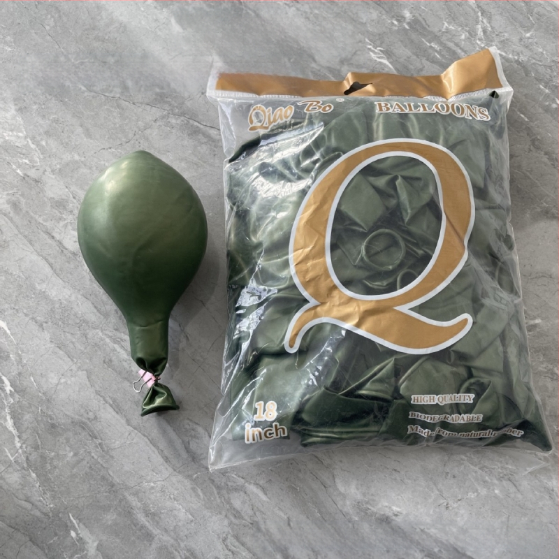 Balon 18 inča 10 g zadebljani blagdanski pribor za vjenčanja metalni mat biserni Macaron lateks balon