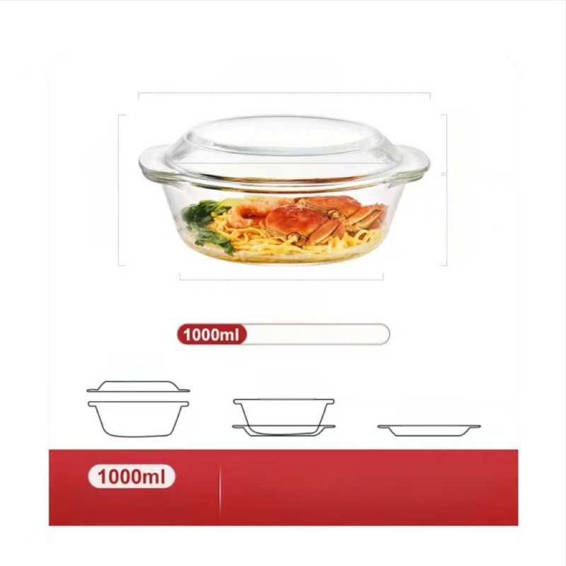 Klaaskauss kaanega, spetsiaalne mikrolaineahju kuumutamiseks mõeldud taldrik, kõrge temperatuurikindel majapidamiskauss, suur supikauss, munasupp, aurutatud munakauss