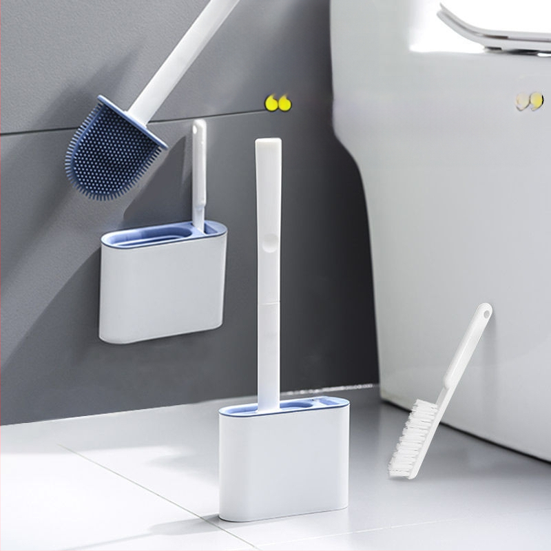 Naujas tualetinis šepetys, buitinis tualetinis silikoninis šepetys, laikymas, valymas be perforatorių, daugiafunkcis tarpvalstybinis didmeninės prekybos fabrikas