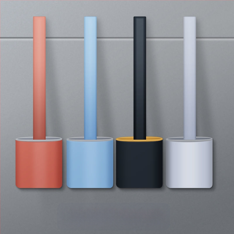 Naujas tualetinis šepetys, buitinis tualetinis silikoninis šepetys, laikymas, valymas be perforatorių, daugiafunkcis tarpvalstybinis didmeninės prekybos fabrikas