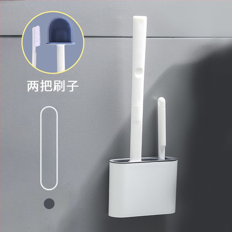 Naujas tualetinis šepetys, buitinis tualetinis silikoninis šepetys, laikymas, valymas be perforatorių, daugiafunkcis tarpvalstybinis didmeninės prekybos fabrikas