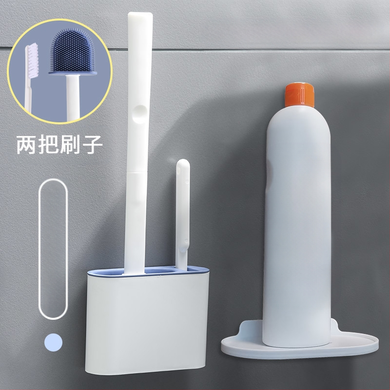 Naujas tualetinis šepetys, buitinis tualetinis silikoninis šepetys, laikymas, valymas be perforatorių, daugiafunkcis tarpvalstybinis didmeninės prekybos fabrikas