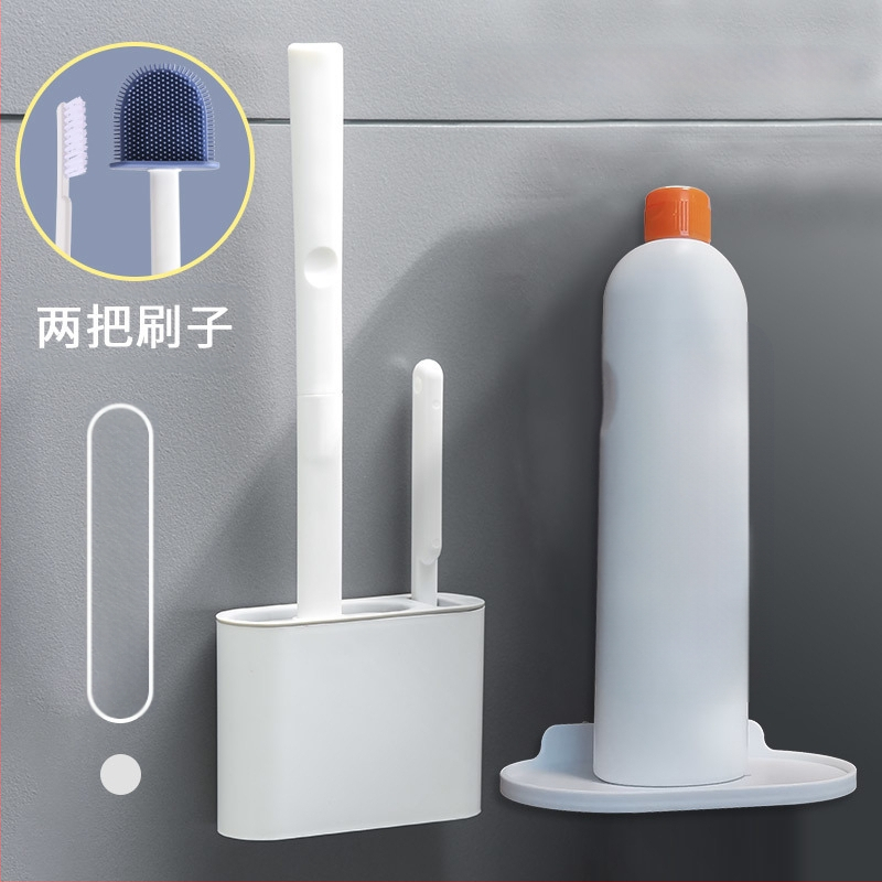 Naujas tualetinis šepetys, buitinis tualetinis silikoninis šepetys, laikymas, valymas be perforatorių, daugiafunkcis tarpvalstybinis didmeninės prekybos fabrikas