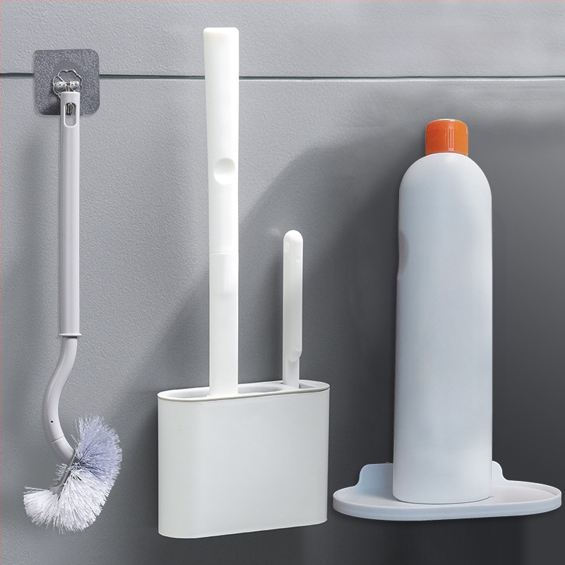 Naujas tualetinis šepetys, buitinis tualetinis silikoninis šepetys, laikymas, valymas be perforatorių, daugiafunkcis tarpvalstybinis didmeninės prekybos fabrikas