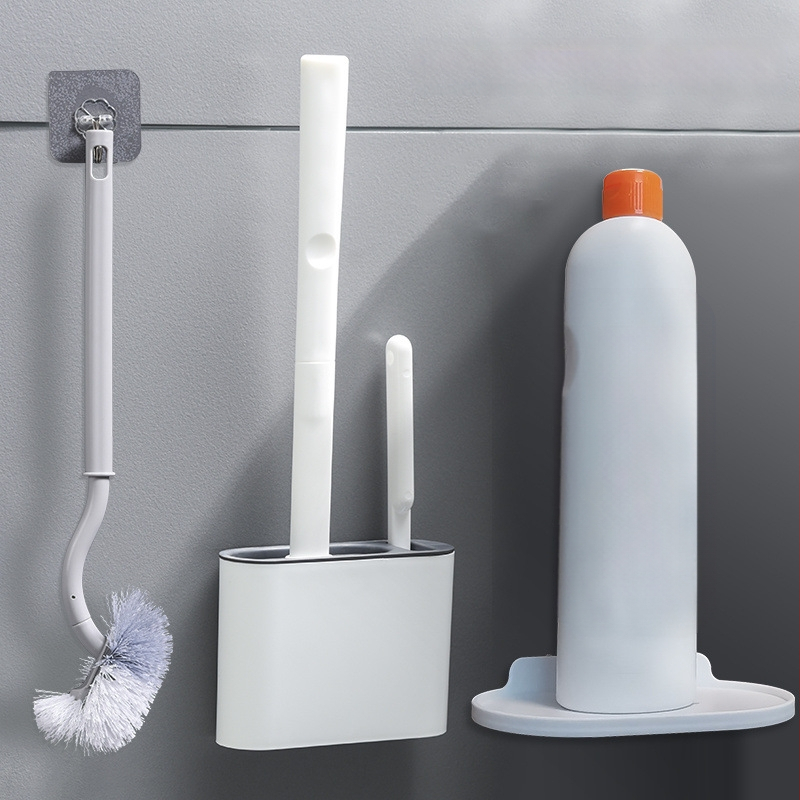 Naujas tualetinis šepetys, buitinis tualetinis silikoninis šepetys, laikymas, valymas be perforatorių, daugiafunkcis tarpvalstybinis didmeninės prekybos fabrikas