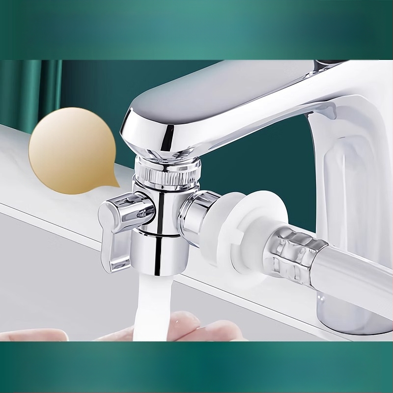 Vodovodný konektor One-to-Two, kuchynské umývadlo, práčka, prívod vody, port na pripojenie potrubia, rozdeľovač vody, môžu používať tisíce kvetov