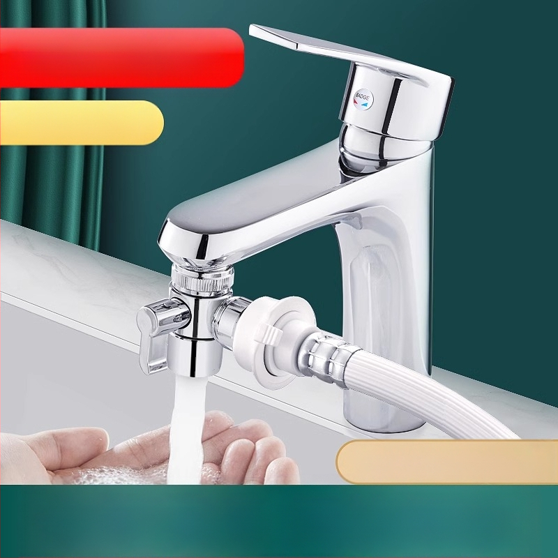 Vodovodný konektor One-to-Two, kuchynské umývadlo, práčka, prívod vody, port na pripojenie potrubia, rozdeľovač vody, môžu používať tisíce kvetov