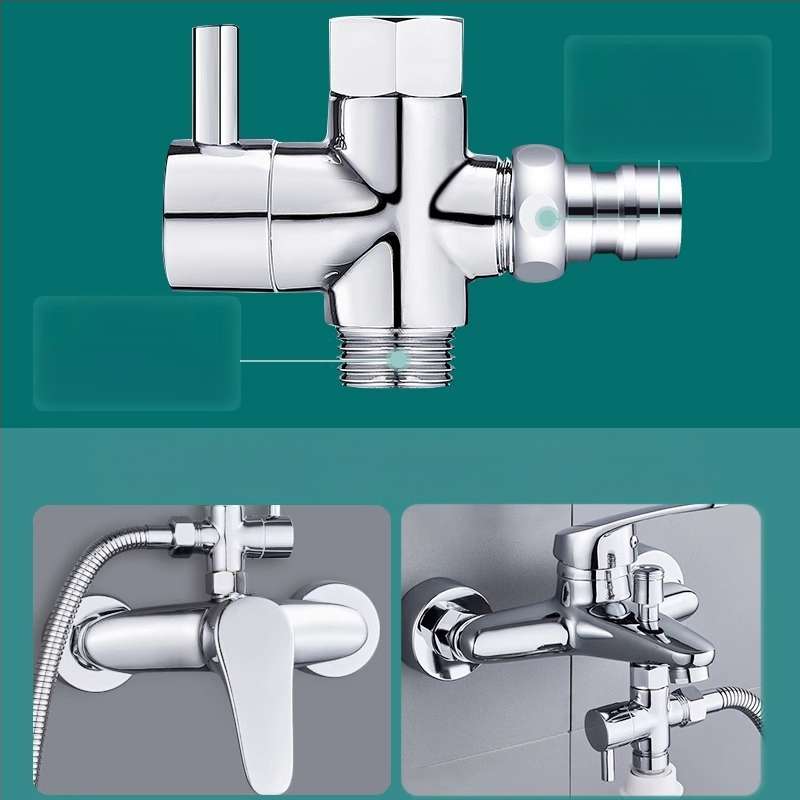 Vodovodný konektor One-to-Two, kuchynské umývadlo, práčka, prívod vody, port na pripojenie potrubia, rozdeľovač vody, môžu používať tisíce kvetov