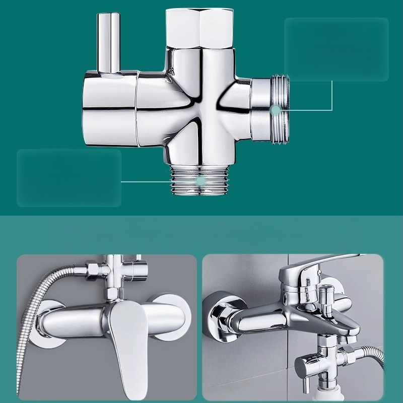 Vodovodný konektor One-to-Two, kuchynské umývadlo, práčka, prívod vody, port na pripojenie potrubia, rozdeľovač vody, môžu používať tisíce kvetov