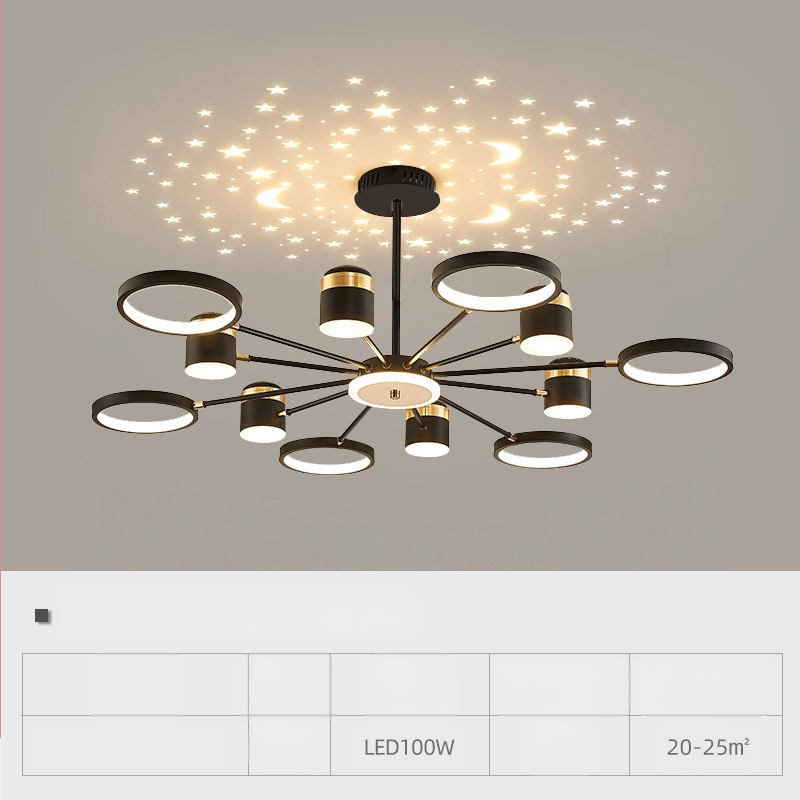 Hulgimüük elutoa lühter 2024 uus tähtkujuline söögitoa lamp moodne atmosfäär tähtkujuline luksuslik LED-lamp