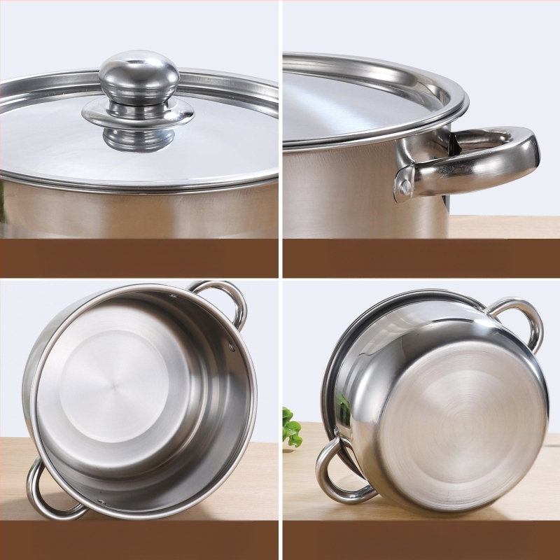 Tiesioginis gamyklinis tiekimas tarpvalstybiniam tiekimui iš storinto nerūdijančio plieno puodo, 18–26 cm skersmens, plieninis dangtis, Ispanija ir Meksika.