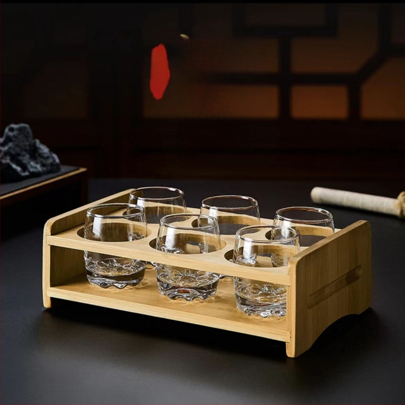 Zaļā ābola augstas kvalitātes dzērienu glāžu komplekts, komerciāls, bezsvina stikls, caurspīdīgs, mazs, radošs, mājas, pusotrs, stipro alkoholisko dzērienu glāze