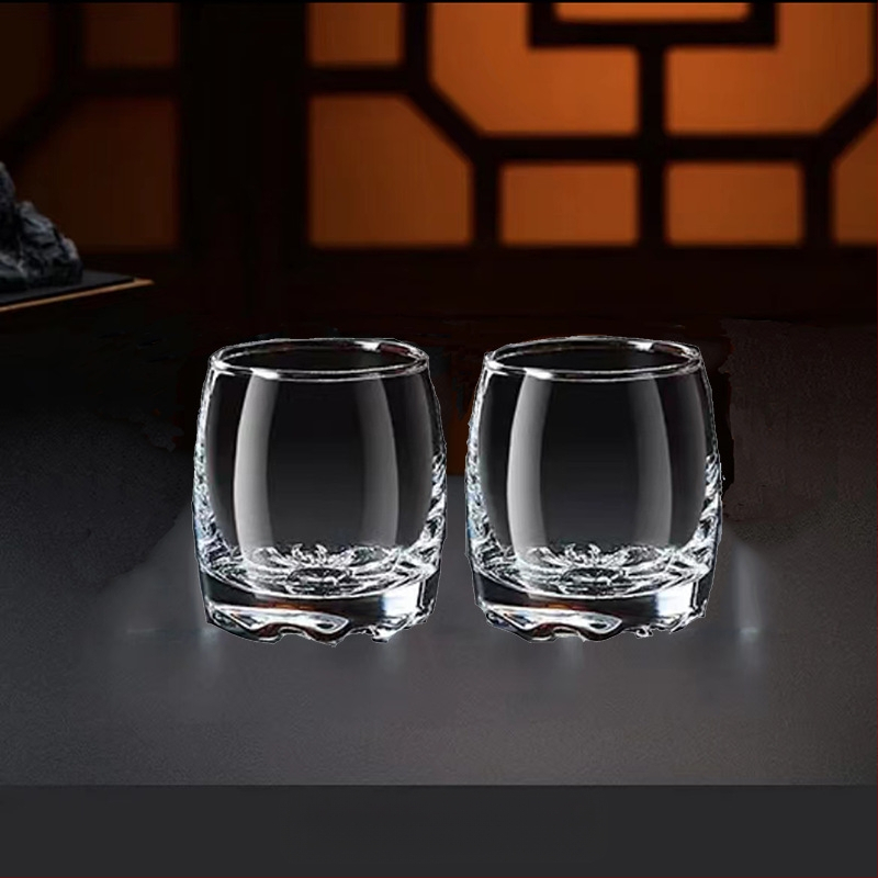 Zaļā ābola augstas kvalitātes dzērienu glāžu komplekts, komerciāls, bezsvina stikls, caurspīdīgs, mazs, radošs, mājas, pusotrs, stipro alkoholisko dzērienu glāze