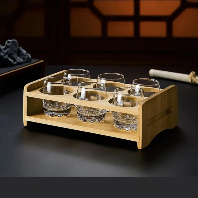 Zaļā ābola augstas kvalitātes dzērienu glāžu komplekts, komerciāls, bezsvina stikls, caurspīdīgs, mazs, radošs, mājas, pusotrs, stipro alkoholisko dzērienu glāze