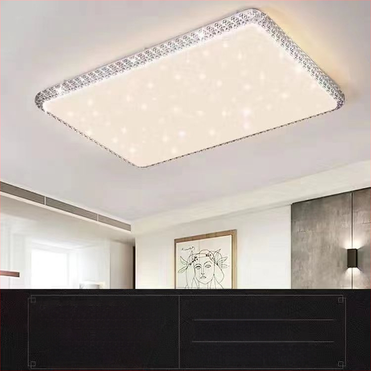 Απομίμηση κρυστάλλου, νέο φωτιστικό σαλονιού, φωτιστικό οροφής LED, φωτιστικά κύριας κρεβατοκάμαρας, μοντέρνο, απλό, ατμοσφαιρικό φως, πολυτελές κύριο φωτιστικό χολ