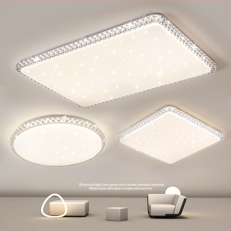 Απομίμηση κρυστάλλου, νέο φωτιστικό σαλονιού, φωτιστικό οροφής LED, φωτιστικά κύριας κρεβατοκάμαρας, μοντέρνο, απλό, ατμοσφαιρικό φως, πολυτελές κύριο φωτιστικό χολ