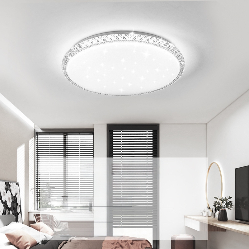 Απομίμηση κρυστάλλου, νέο φωτιστικό σαλονιού, φωτιστικό οροφής LED, φωτιστικά κύριας κρεβατοκάμαρας, μοντέρνο, απλό, ατμοσφαιρικό φως, πολυτελές κύριο φωτιστικό χολ